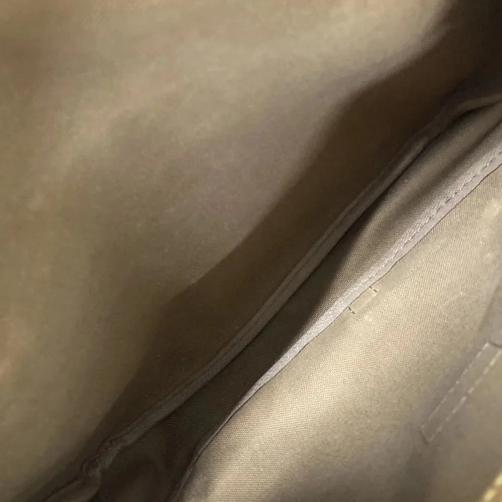 LOUIS VUITTON Logo Saumur 30 Shoulder Bag Monogram Leather Brown - Picture 9 of 16